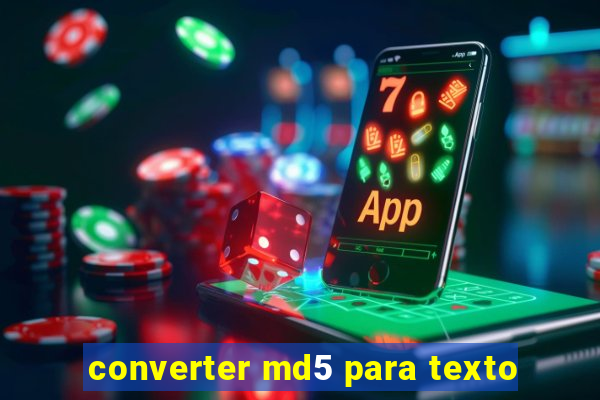 converter md5 para texto